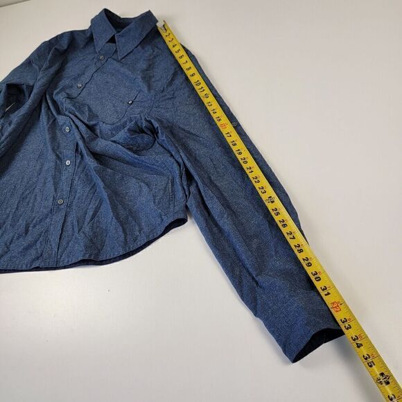 Marmot Long Sleeve Button Down Fishing Vented XL Navy Blue - Picture 7 of 12